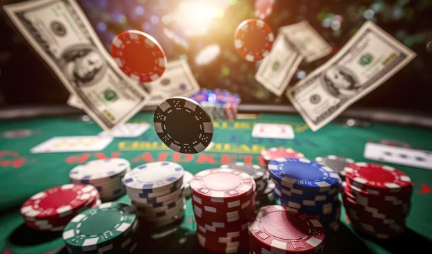 Live football and slot games dashboard